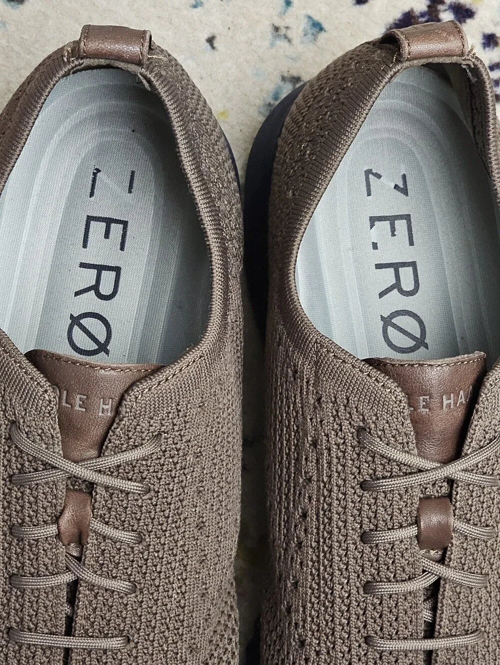 Cole Haan 2.ZEROGRAND Stitchlite Knit Sneakers Men’s 13M Wingtip Oxford Shoes I